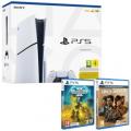 CONSOLA SONY PS5 SLIM LECTOR CHASIS D + UNCHARTED LEGADO LADRONES +