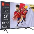 TCL - TV QLED Pro 127cm (50') TCL 50C655, 4K Ultra HD, Smart TV Google TV, compatible con Google Assistant.